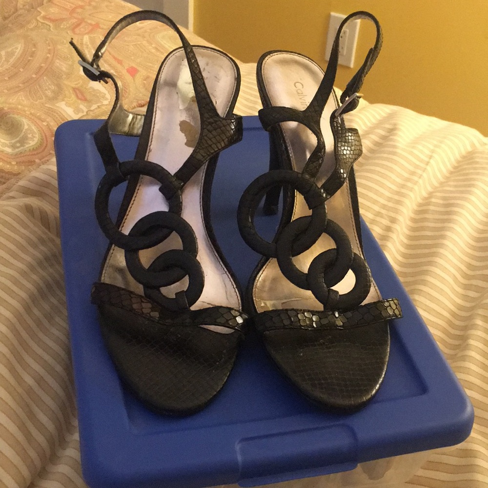 Calvin Klein Black Heels